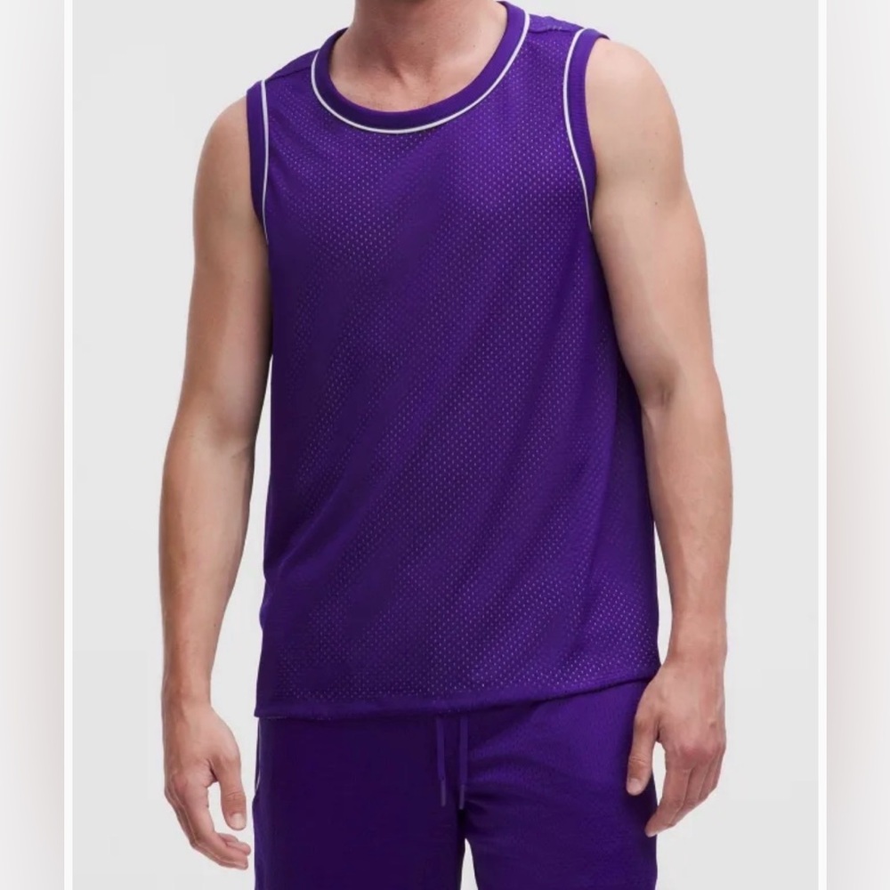 Men’s Lululemon Double Layer Mesh Reversible Tank, XL